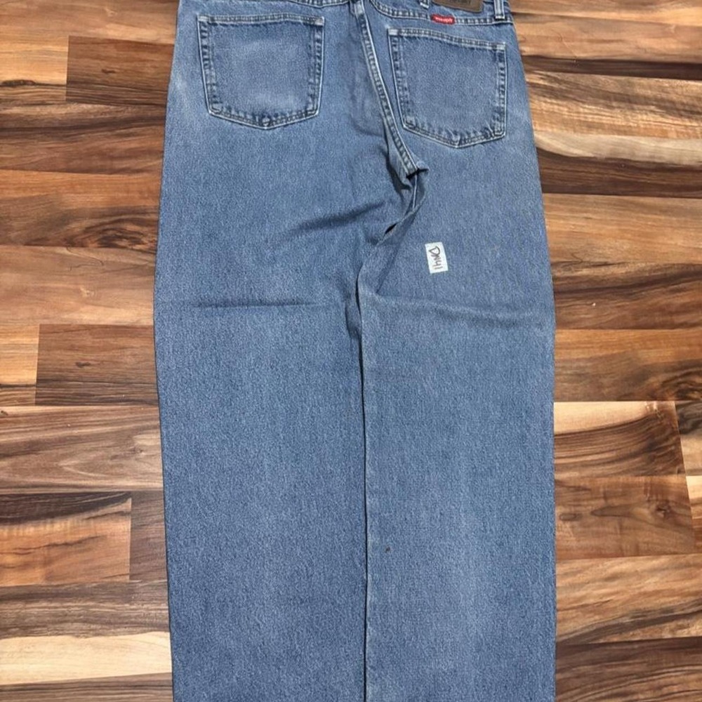 Wrangler baggy blue cotton jeans size 36 x 30